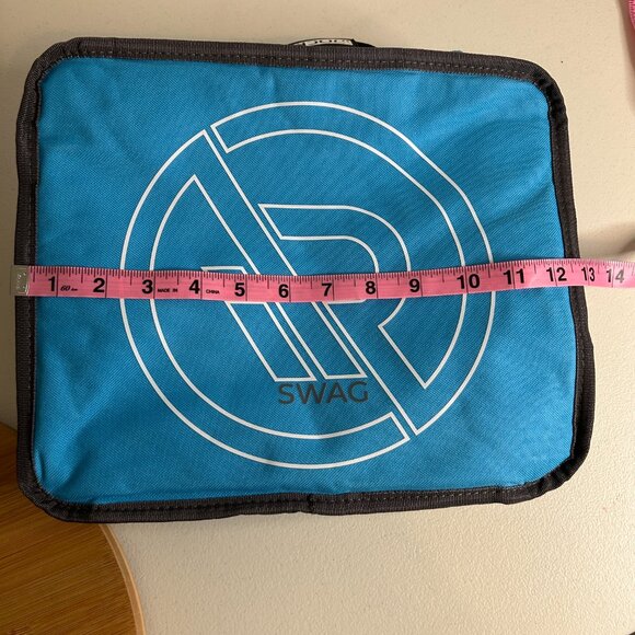 iRocker Swag Bag Insulated Cooler Tote Blue Zip Closure - Picture 6 of 9